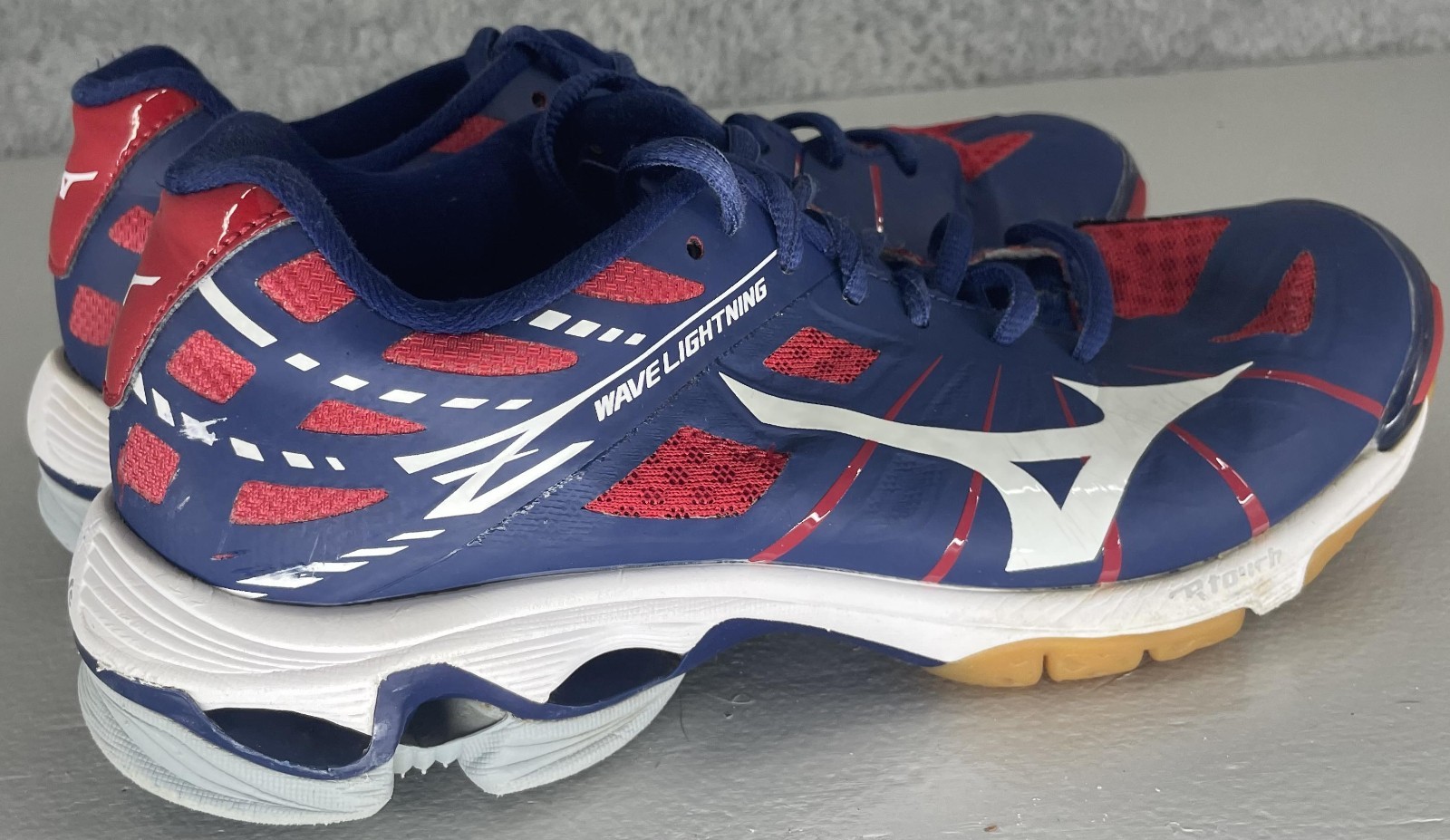 Mizuno Women’s Wave Lightning Z Indoor Volleyball Shoes Red/Blue US Size W 8