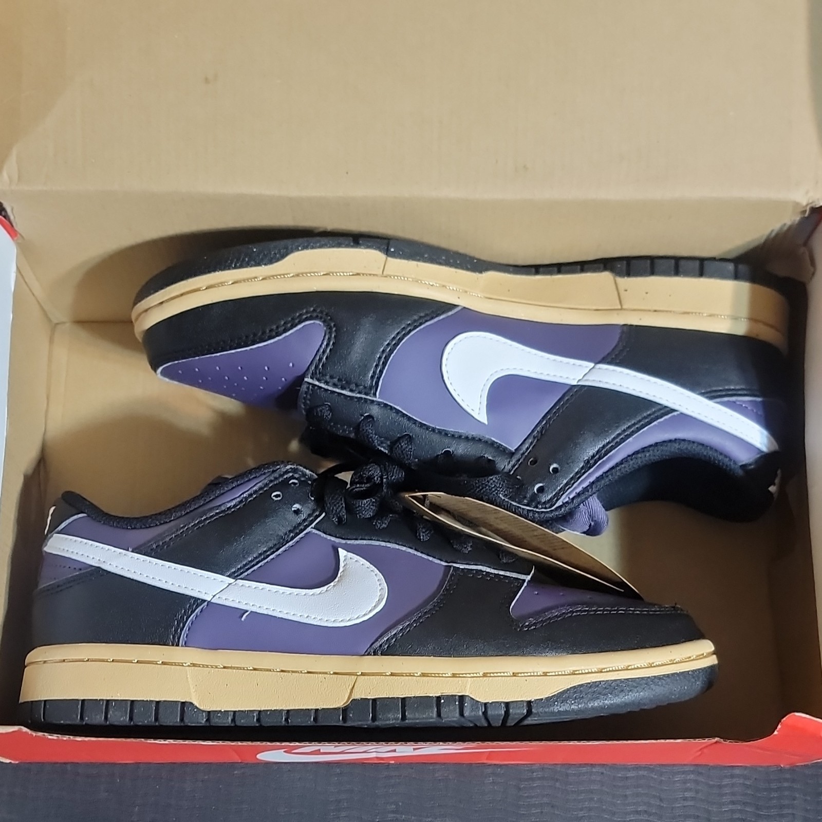 Nike Dunk Low Next Nature W Women’s Sneakers Dark Raisin White Black DD1873-500