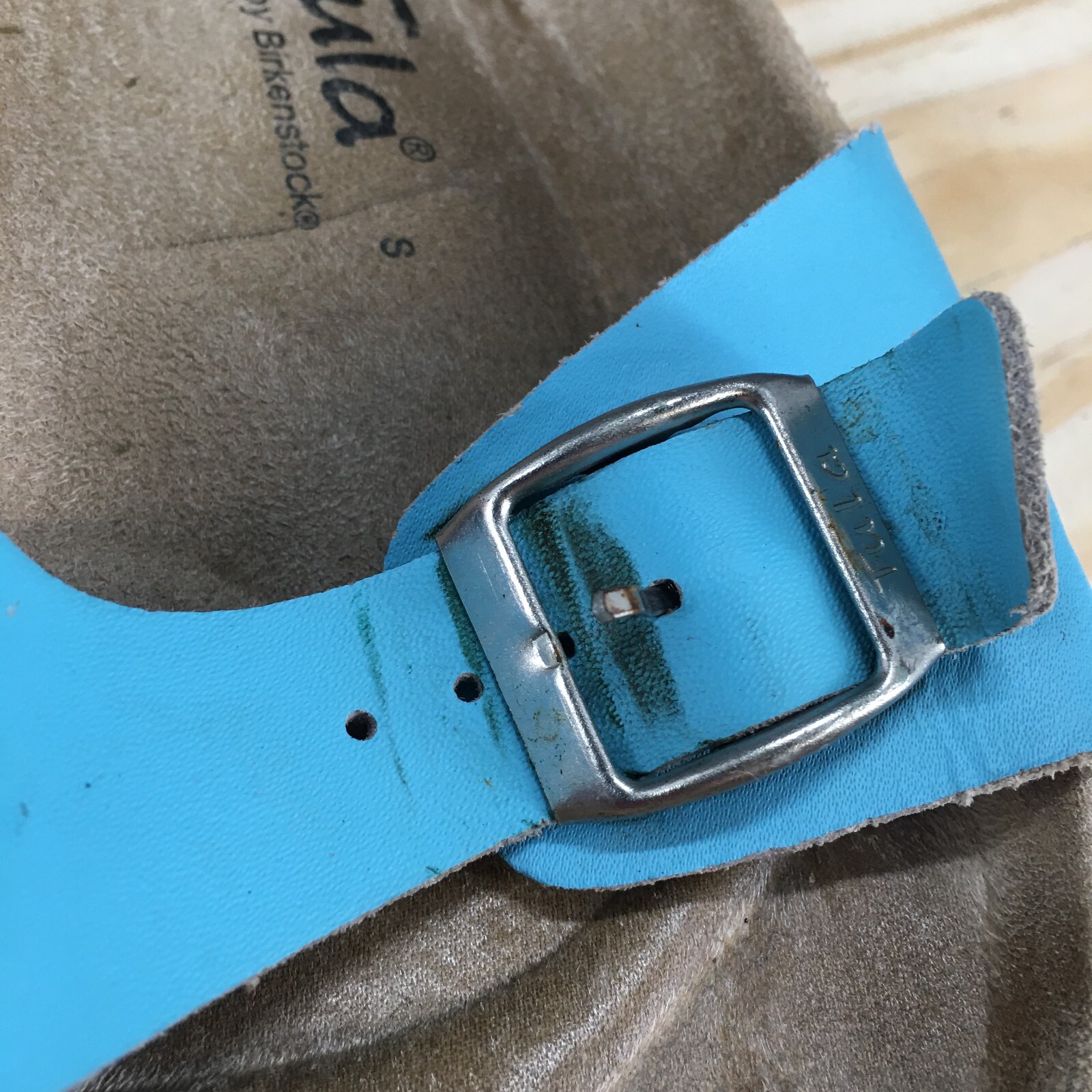 Tula By Birkenstock Sandals Womens 38 Narrow Slide Blue Casual Slip On Comfort