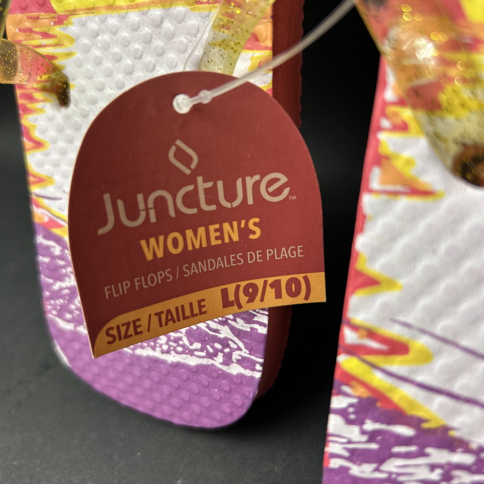 Juncture Women’s «Summer State of Mind.» Flip flops Size L 9/10