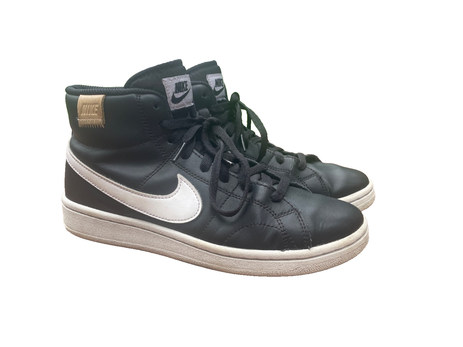 Nike Court Royale 2 Mid/High Black and White Women’s size 8.5