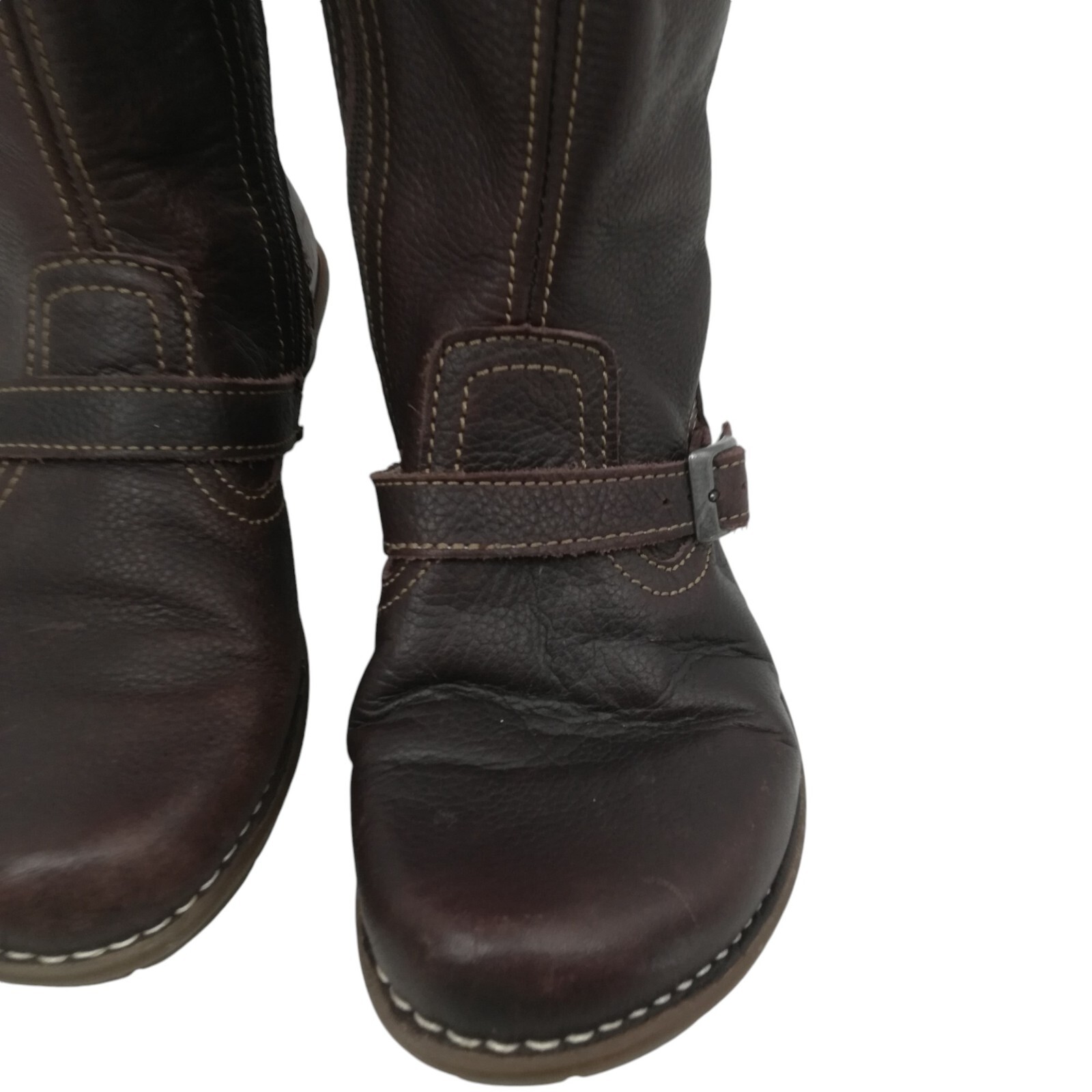 The ART Company Brown Leather Mid Calf Riding Boots Size 36 US 6 Comfort Heel
