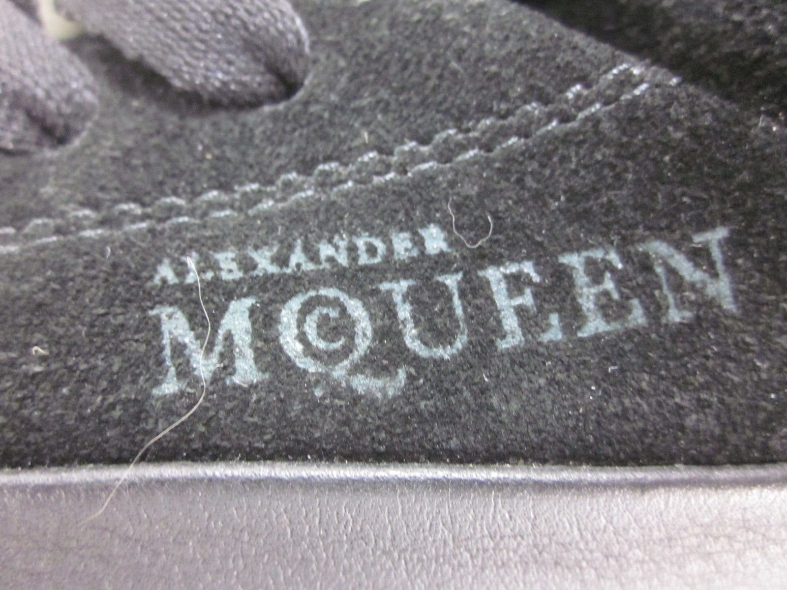 PUMA Alexander Mcqueen Womens size 9 US High-top Fashion Sneakers Black Leather