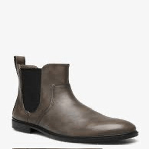 Ecco Women’s Touch 15 Danish Design Leather Chelsea Boots Gray/Black Size 4-4.5