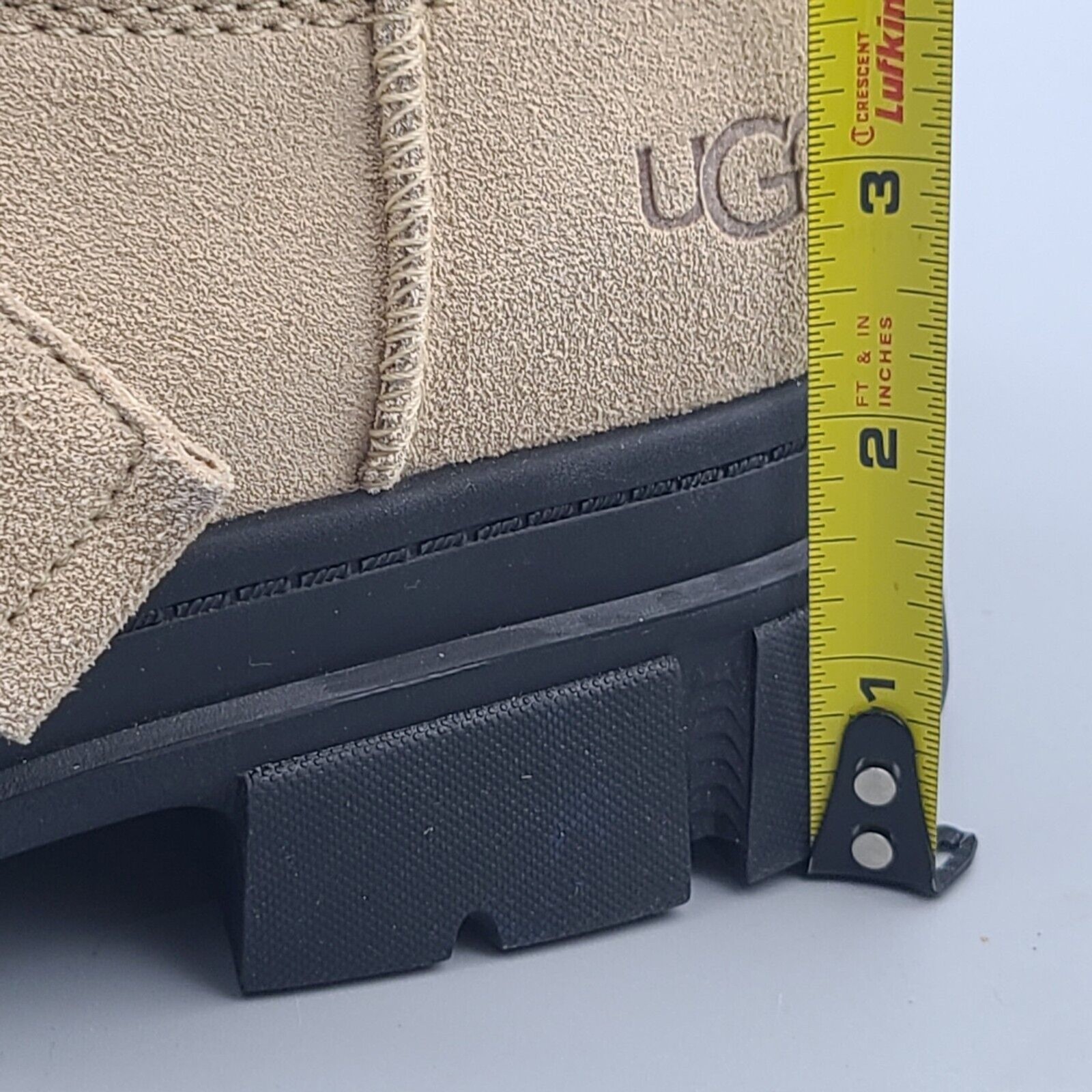 Ugg Ashton Boots Ankle Straps Buckle Zip Rugged Sand Suede Women Sz 8 39 New