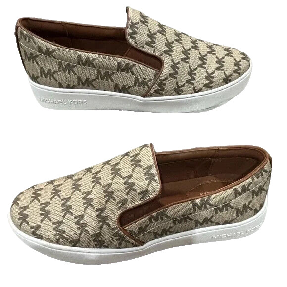 Michel Kors Keaton Women’s Fashion Sneakers Beige (LS22K)Various Size