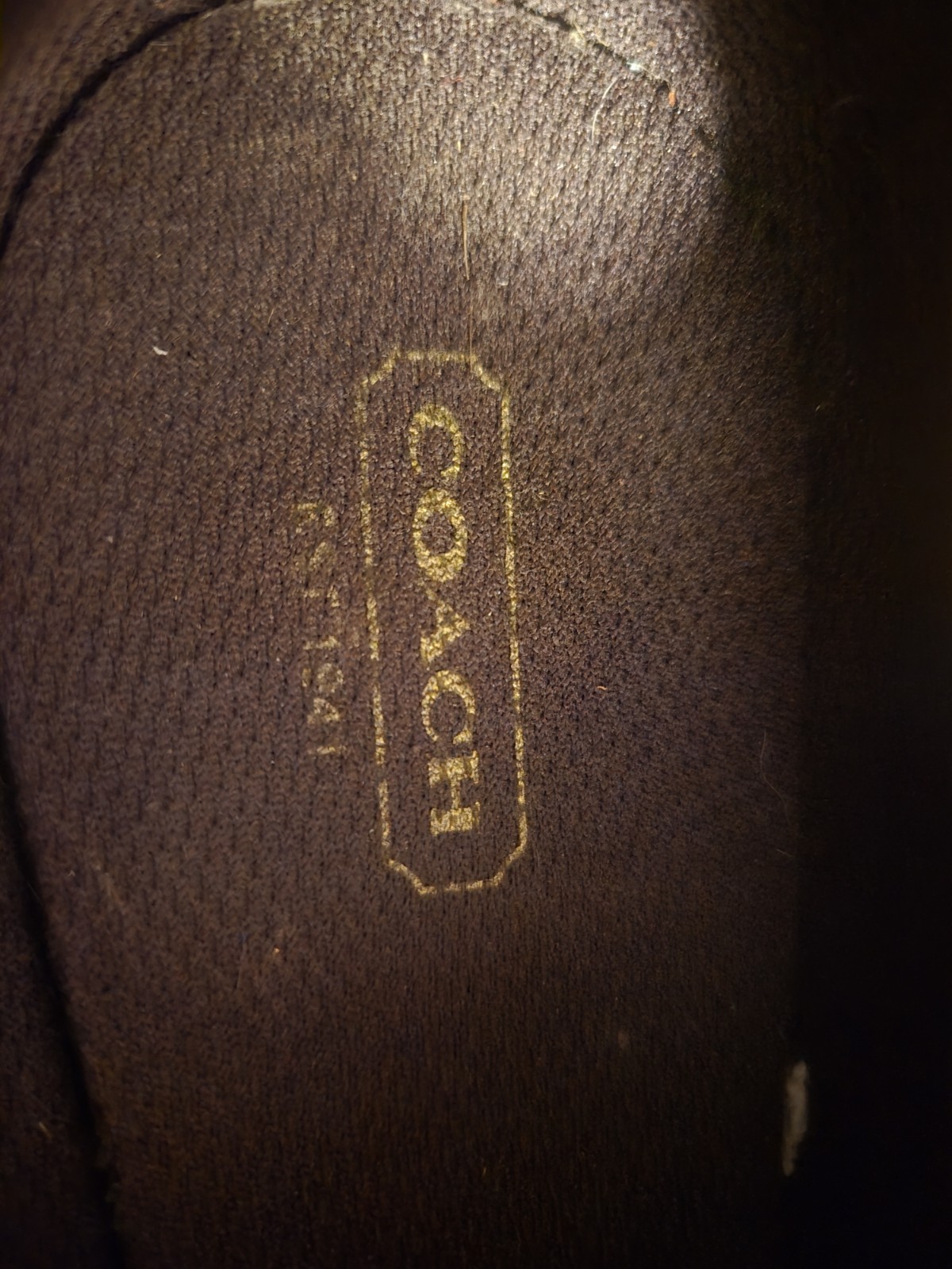 COACH Jayme Signature Brown Low Top Lace-Up Sneakers w/ Rubber Outsole