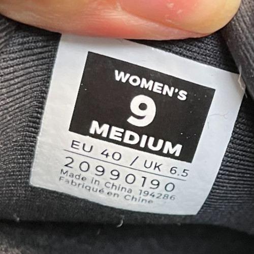 Kuru Flex Via Womens Size 9 Black Gray White Athletic Running Shoes Sneakers