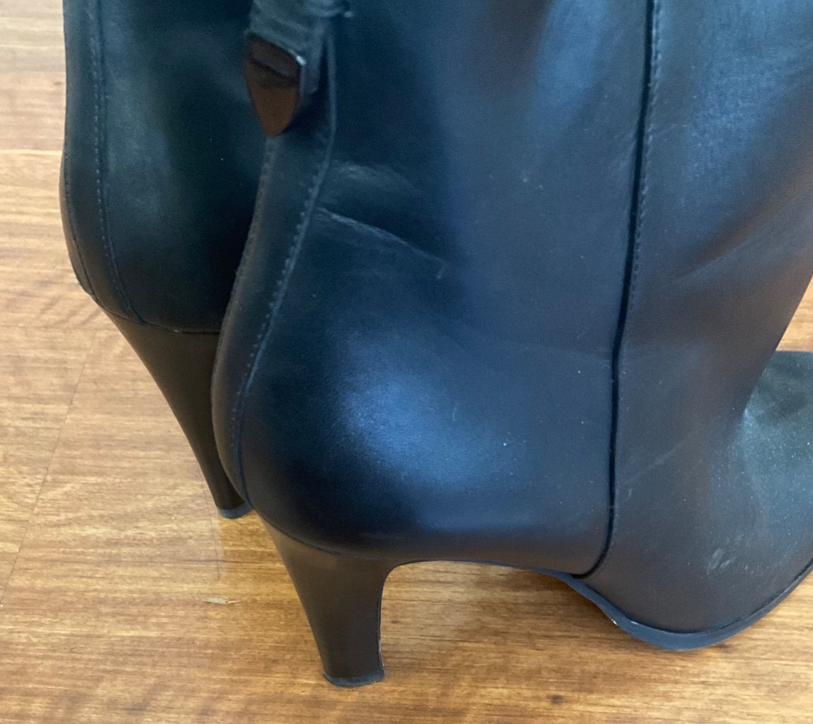 Coach black boots 8.5