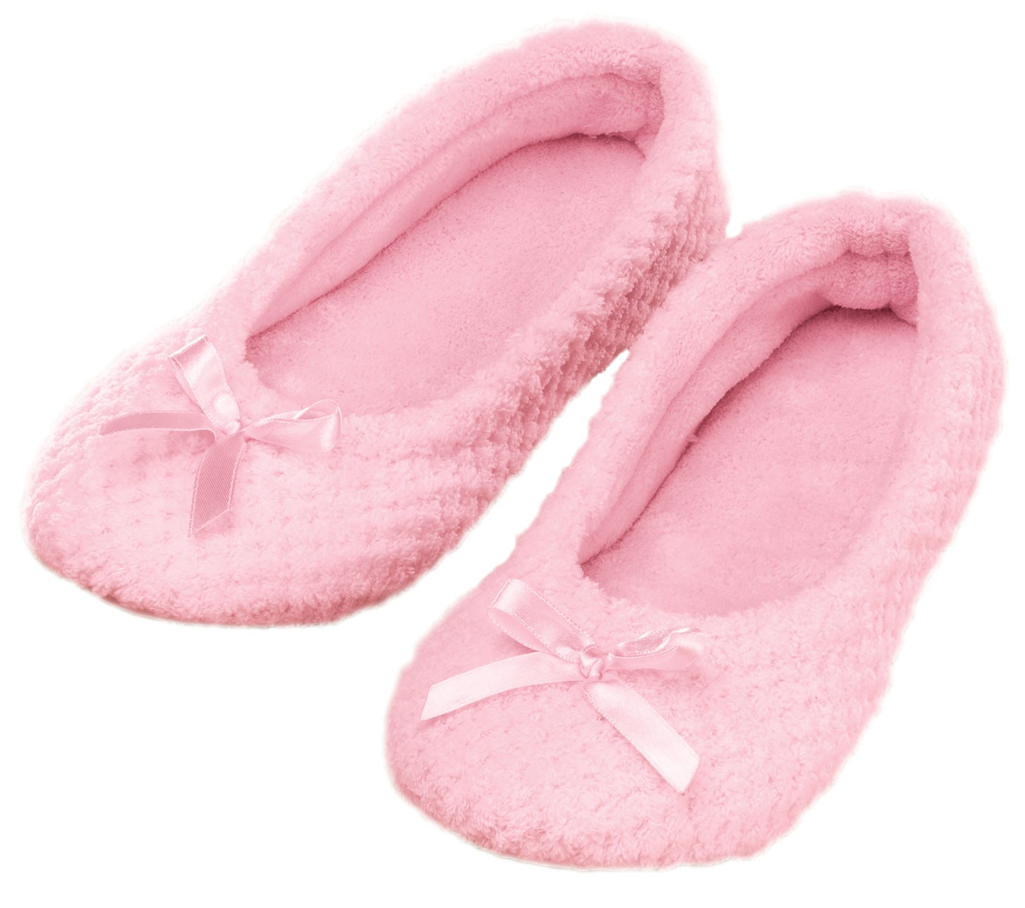 Chenille Ballet Slippers, Flexible House Slipper Design, Plush Insole, Non-Skid