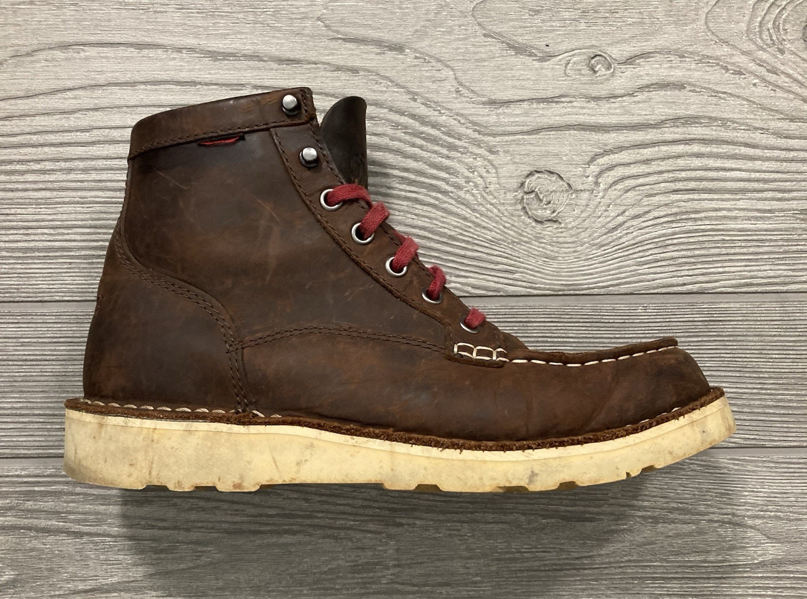 Danner Bull Run Moc Toe 6” Boots Womens Size 8 M