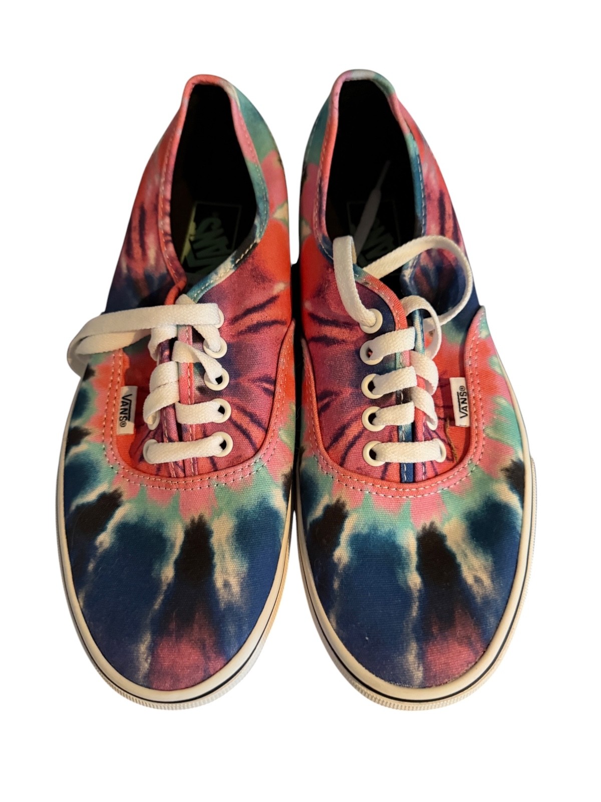 Brand New Women’s Vans Tie-Dye Multicolor Lace-Up Sneakers Size 9.5 US