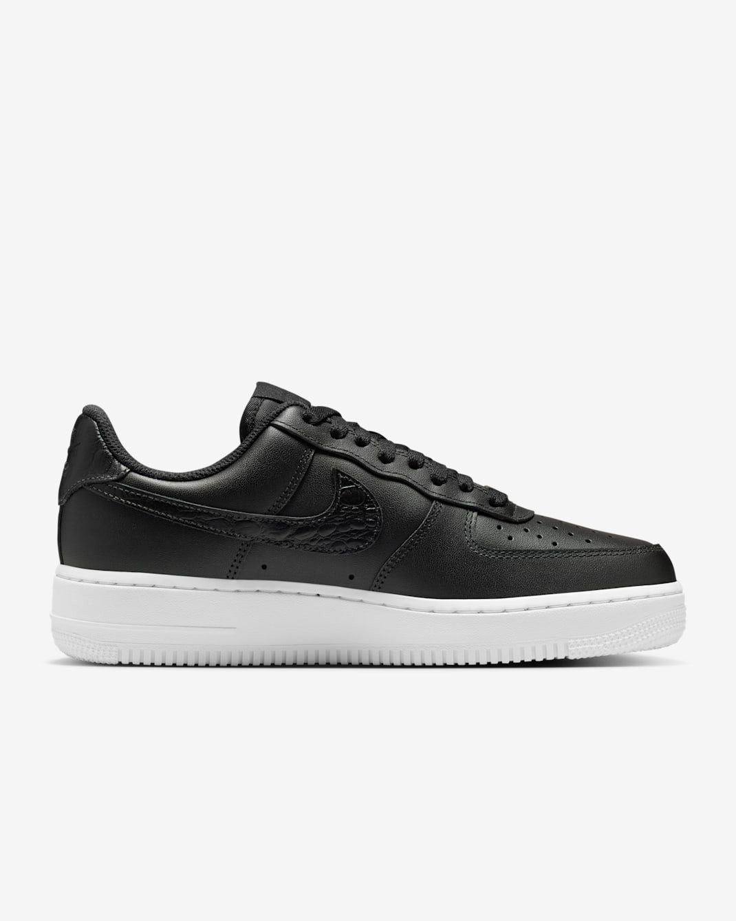 NIKE Women’s Air Force 1 ’07 SE IO4837-001 Black Neutral Gray White Black