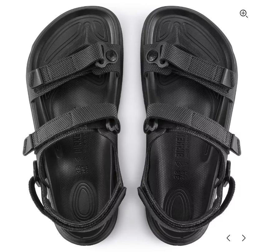 Birkenstock Kalahari Birko-Flor sandals black EU 35 US women 4-4.5 Regular/Wide