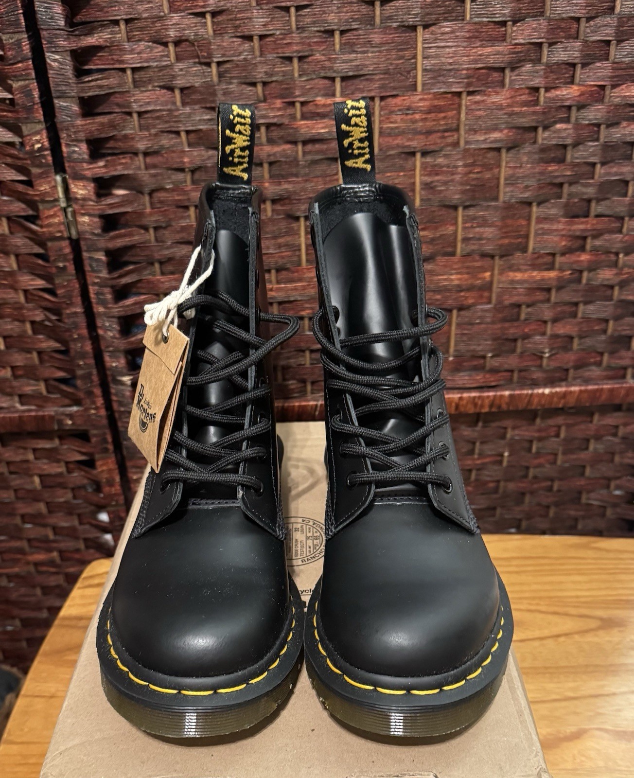 Dr. Martens 1460 Smooth Black Lace Up Leather Boots/Women’s Size 7