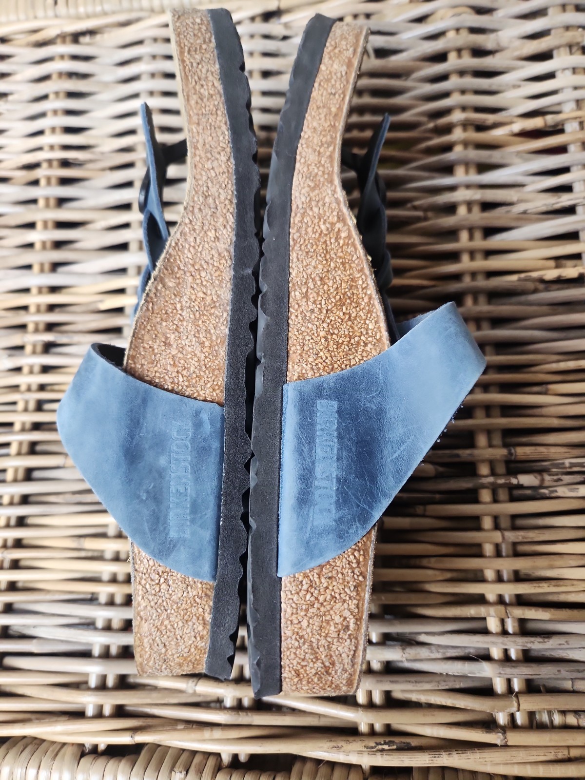 Birkenstock Gizeh Braid Dusty Blue 38/7.5 Regular Foot Bed