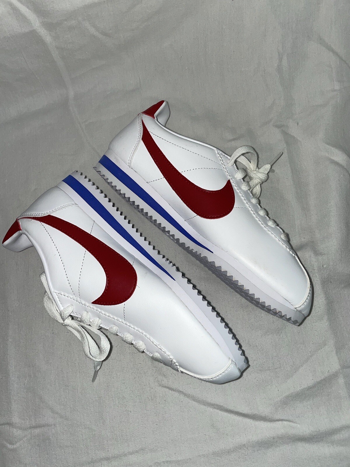 Size 7 – Nike Classic Cortez Leather White Red W