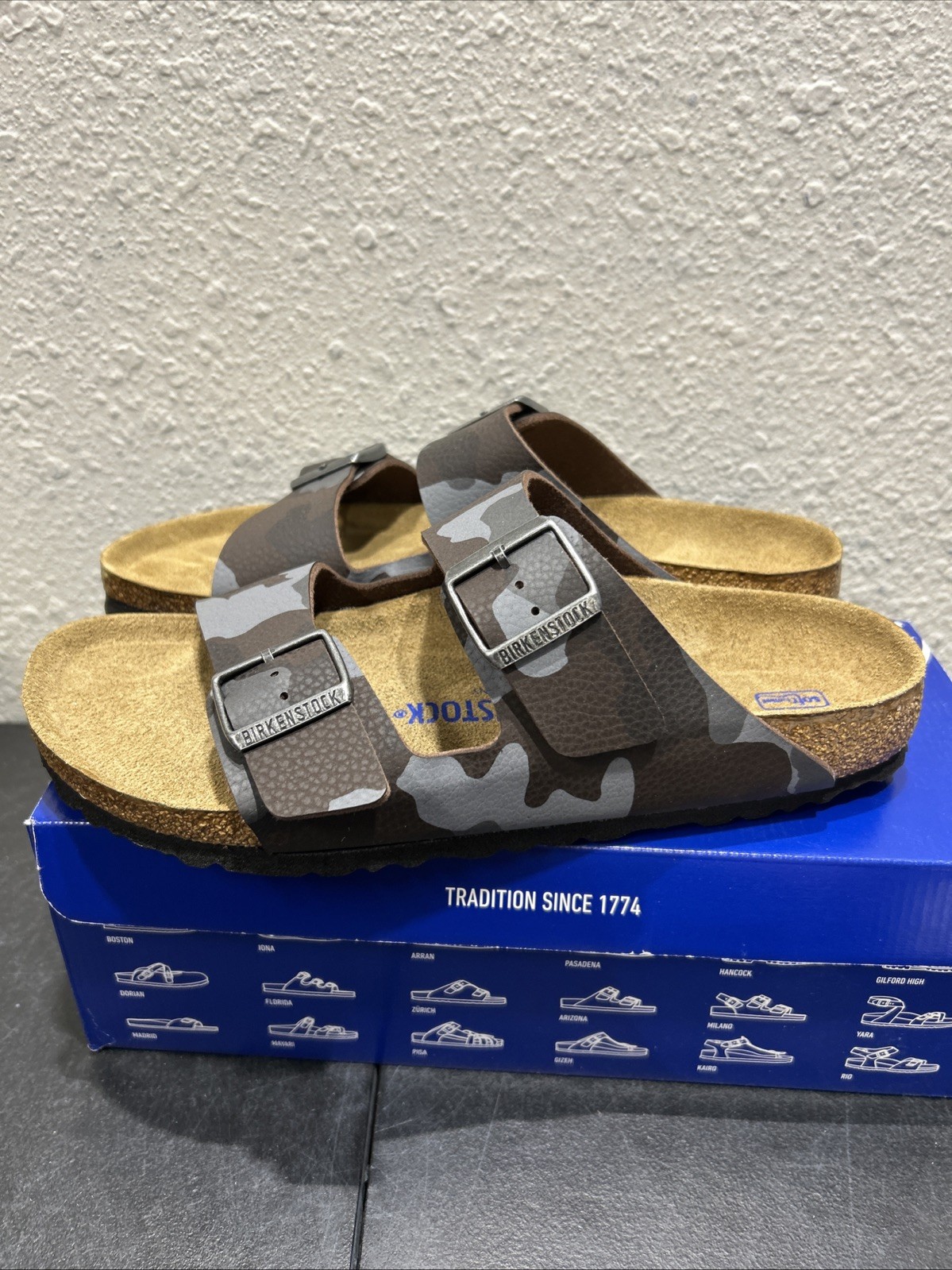 birkenstock arizona desert soil camo Brown EU 42 US W11 M9