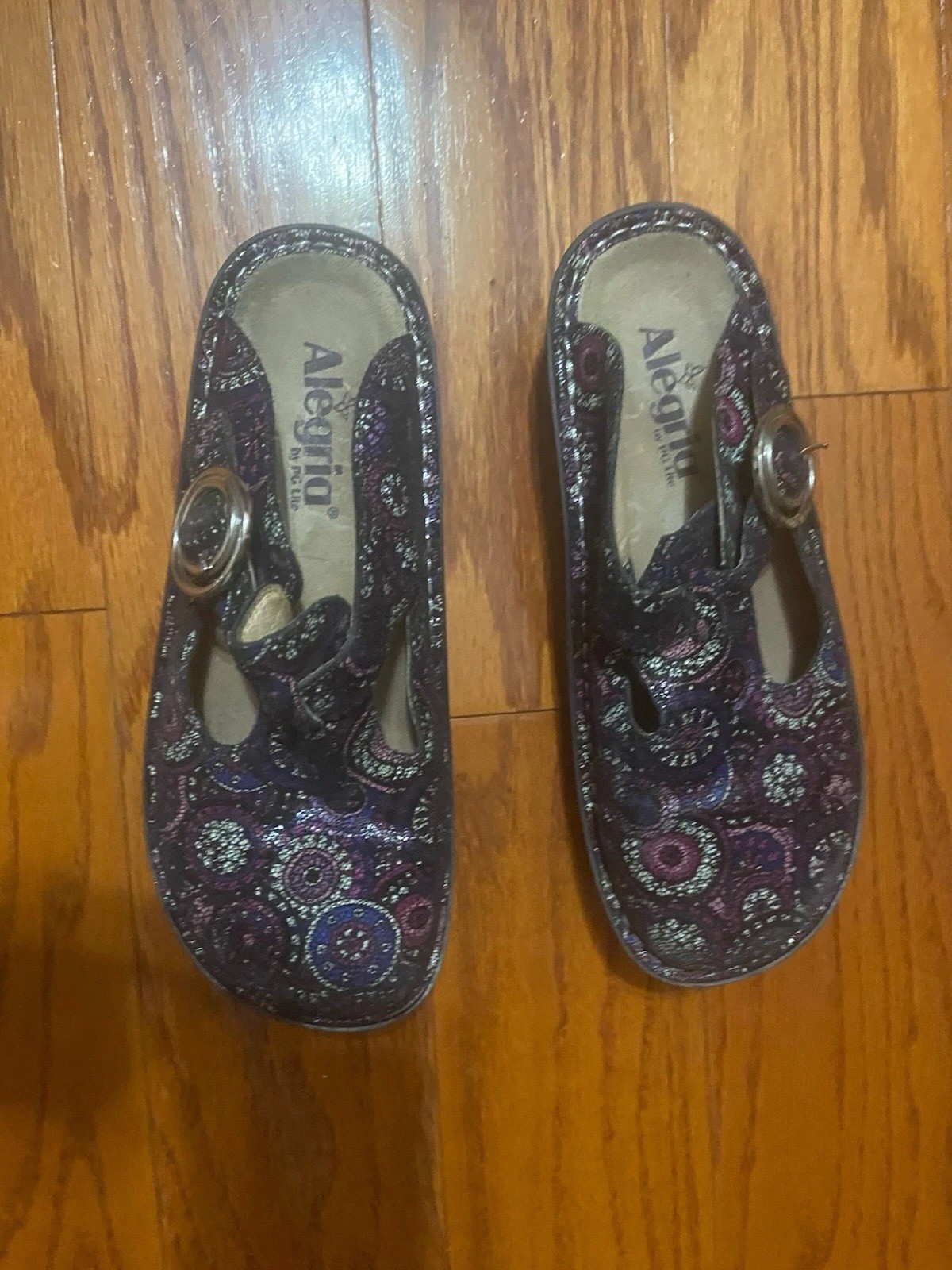 Alegria Slip On Clogs Leather Womens Shoes Clogs 37