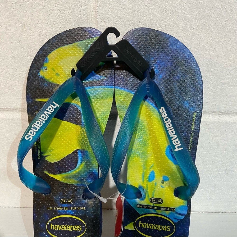 havaianas Conservation International Flip Flop Sandals Marinho/Azul Beach Vacay