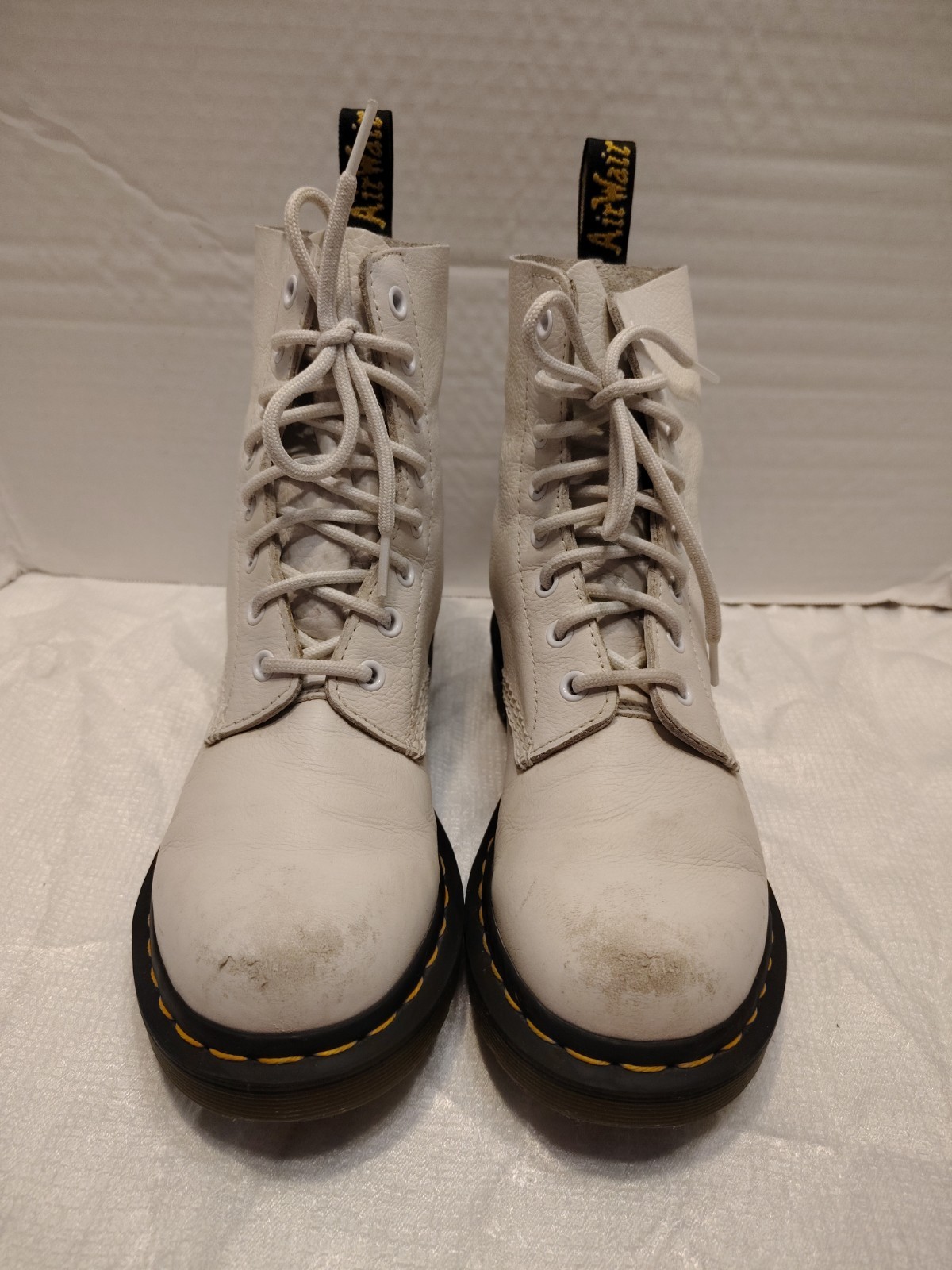 Dr. Martens 1460 Pascal Virginia Leather Boots For Women # 7 US Lace-up