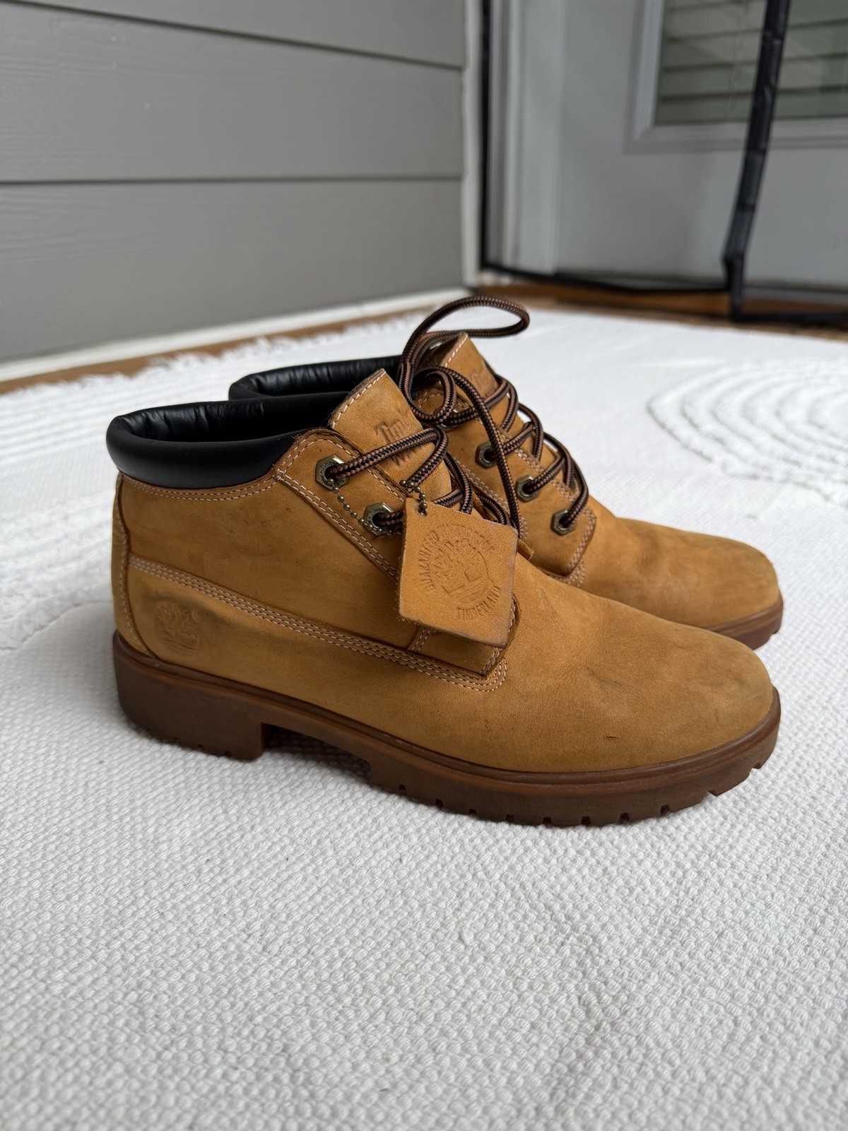 Timberland Women’s Nellie Waterproof Chukka Boots – Wheat Nubuck (23399)