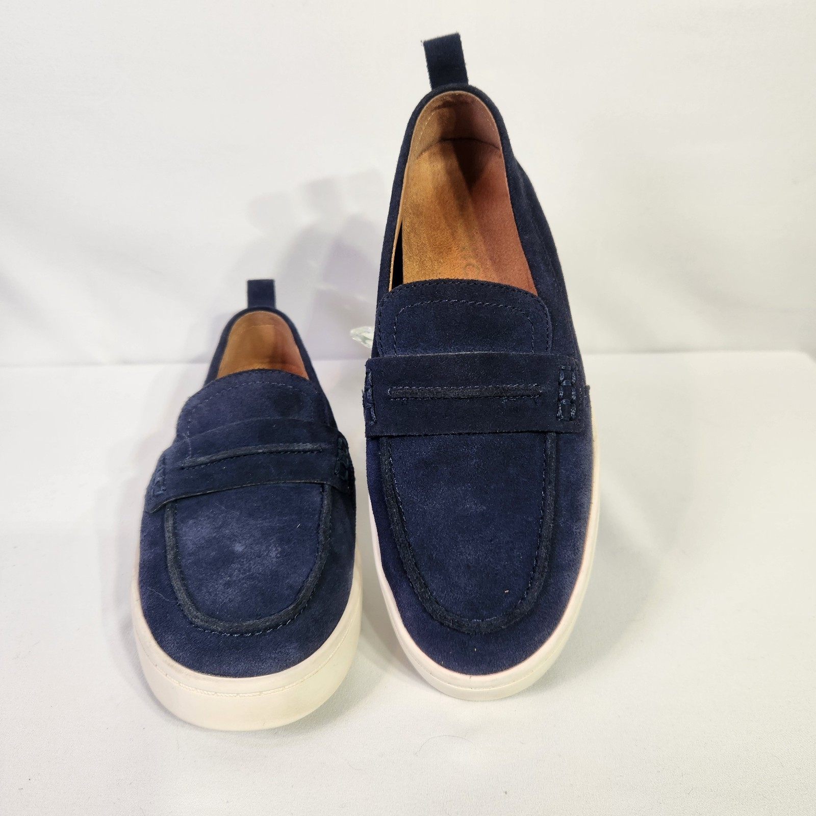 Vionic Uptown Suede Vio Motion Chantel Loafers Navy Size 6
