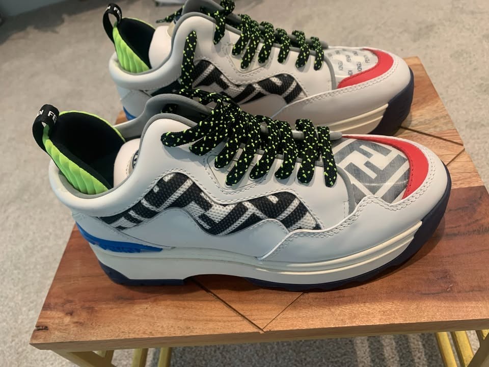 Zucca FF Logo Chunky Sneakers, Size38