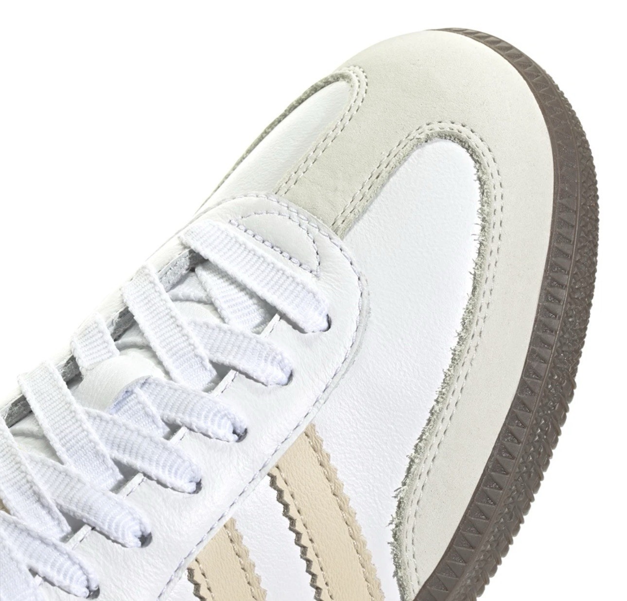 adidas Samba Og Lace Up Womens White Sneakers Casual Shoes JH7300