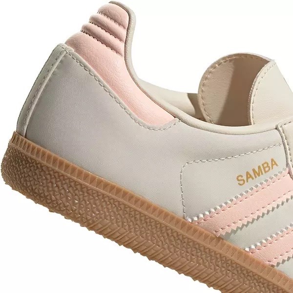 Adidas Samba OG Soccer Shoes Youth Size 7 / Women Size 8.5 Tan Pink Gum JH7598