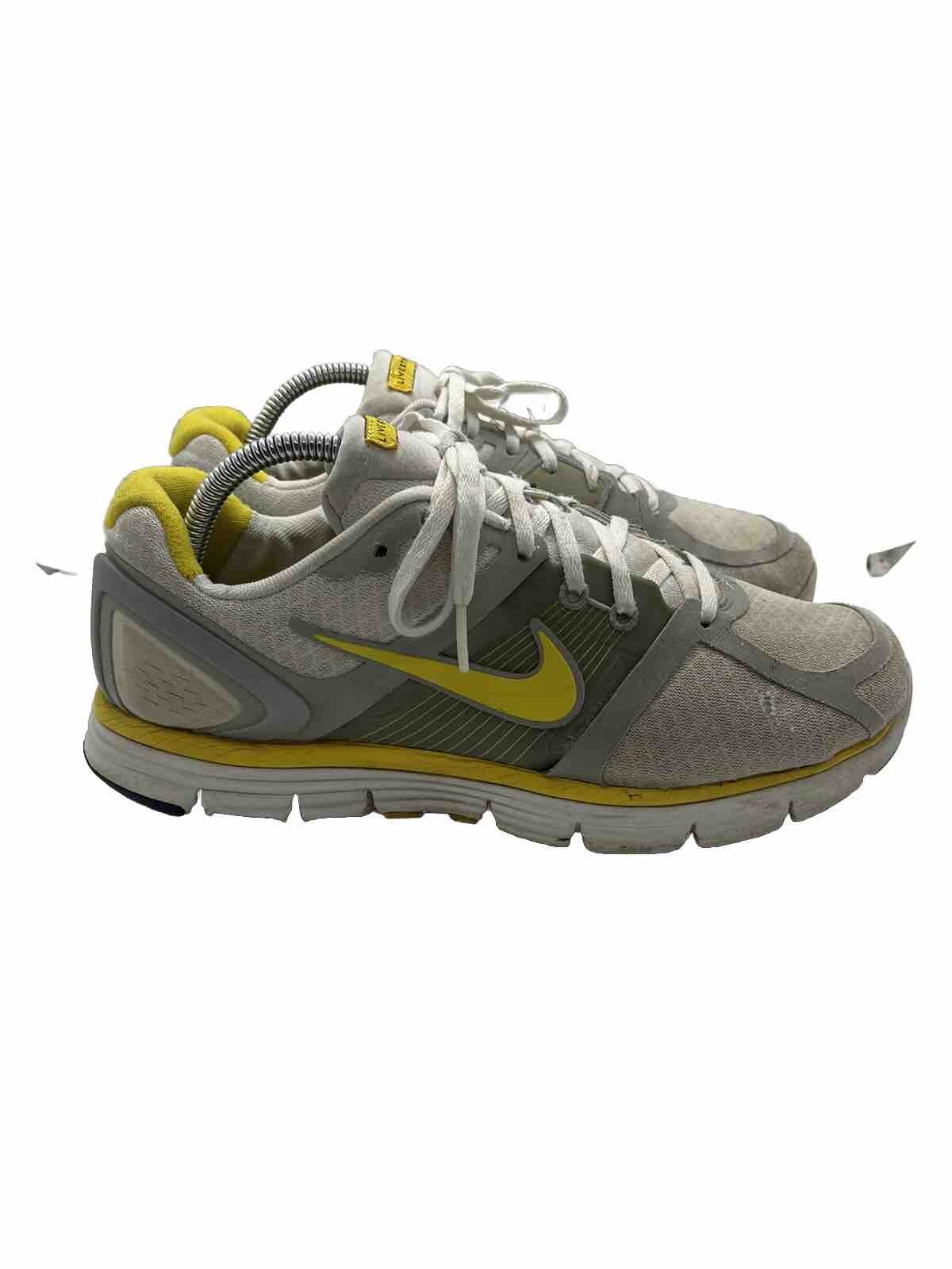Nike Livestrong Running Shoes White Gray Synthetic Women’s Size 10 390185-100