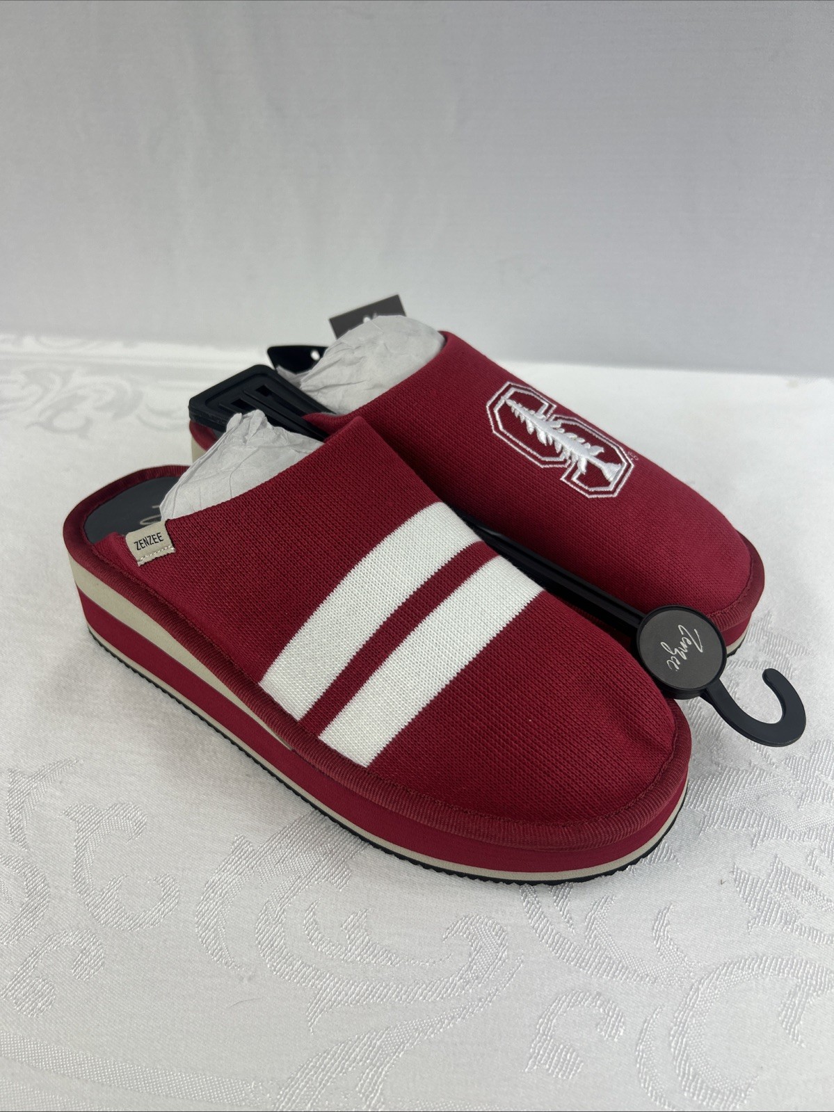 Zenzee- College Edition, Stanford University Knit Kicks, Slip On, Red, Men/Women