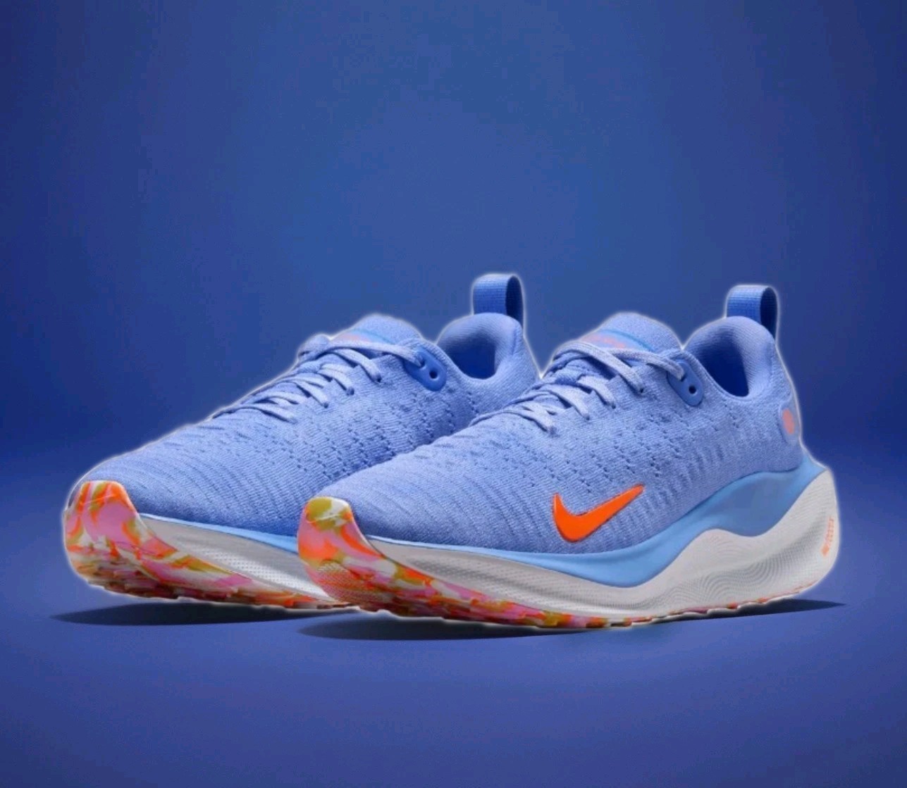 NEW Women’s SZ 6 NIKE ReactX Infinity Run 4 Running Shoes DR2670-403 ROYAL PULSE
