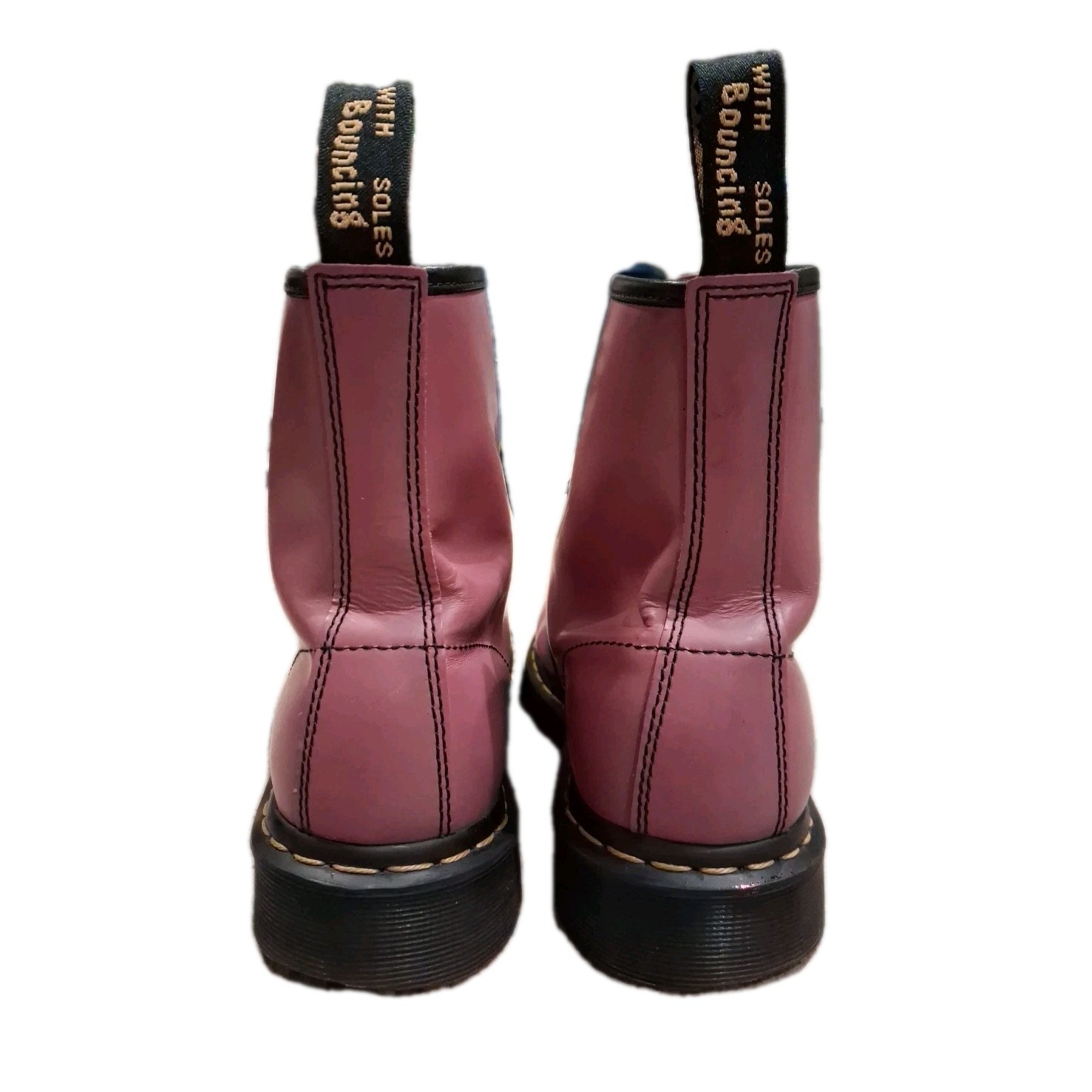 Dr Martens 1460 Womens US 11 Muted Purple Smooth Leather 8 Eye Combat Boots Pink