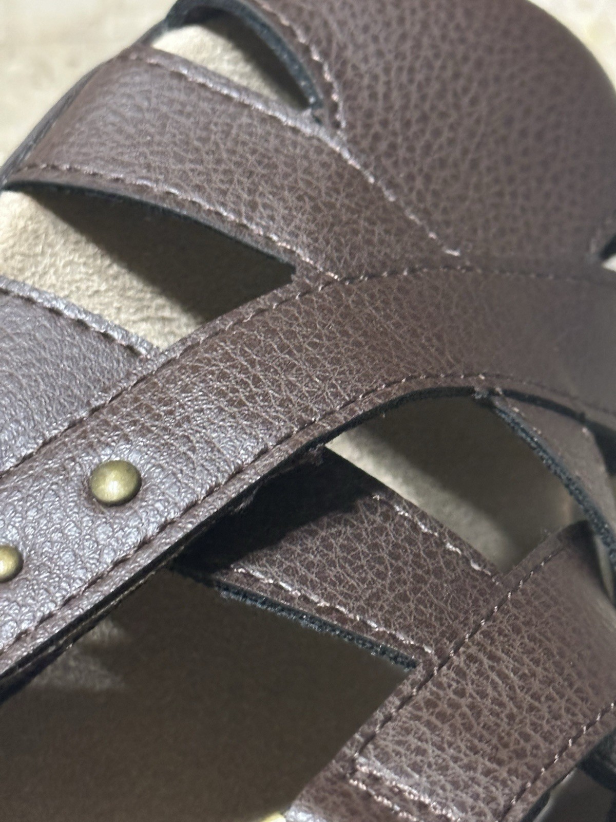 Baretraps Women’s Brown Comfort Slingback Strappy Sandals – Size 7.5