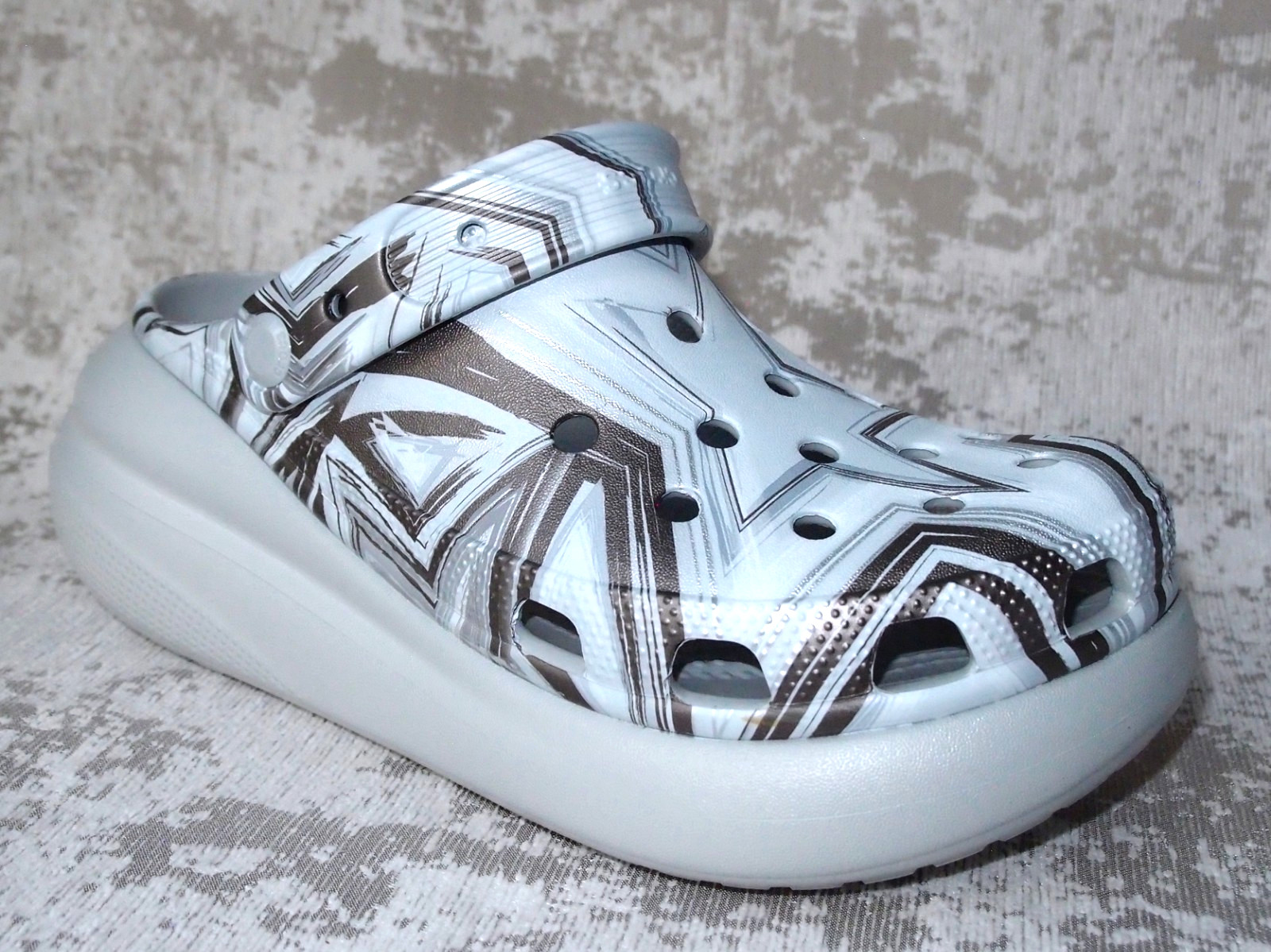 Crocs LiteRide Crocs Classic Crush Disco Clog ❤️MULTI SHIMMER❤️NWT SIZE 8❤️
