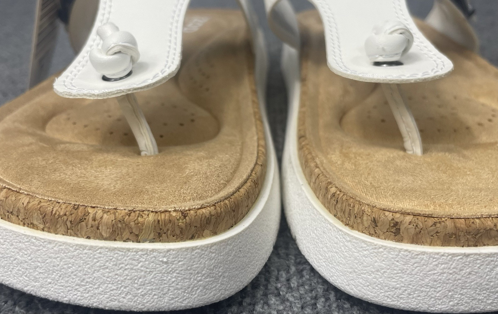 IZOD Women’s Lot of 2 Charcy Strap Sandals Brown & White Pick Size New w/o Box