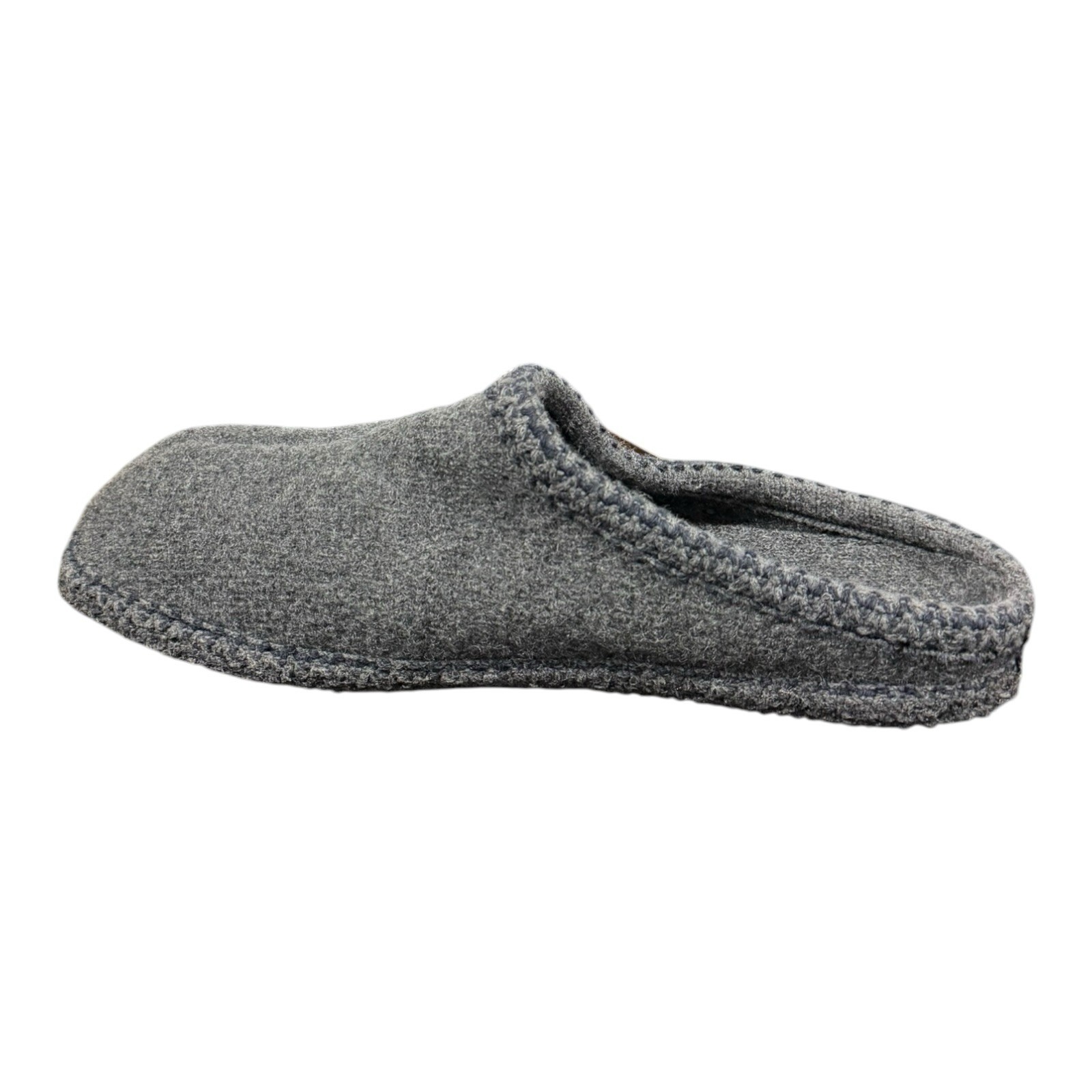 Haflinger AS7 Grey Wool Slippers Womens Size EU 38 US 7.5 New In Box