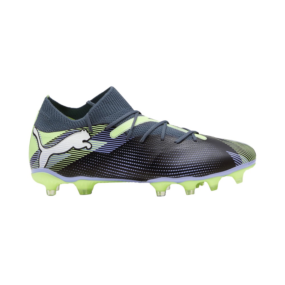 PUMA Future 7 Match Firm GroundArtificial Ground Soccer Cleats Womens Blue, Grey