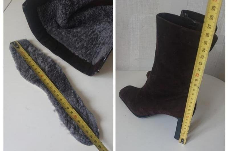 women peter kaiser boots brown suede 37.5