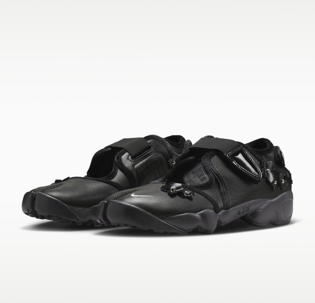 NIKE Women’s Air Rift IV5682-001 Black Wolf Grey Metallic Silver