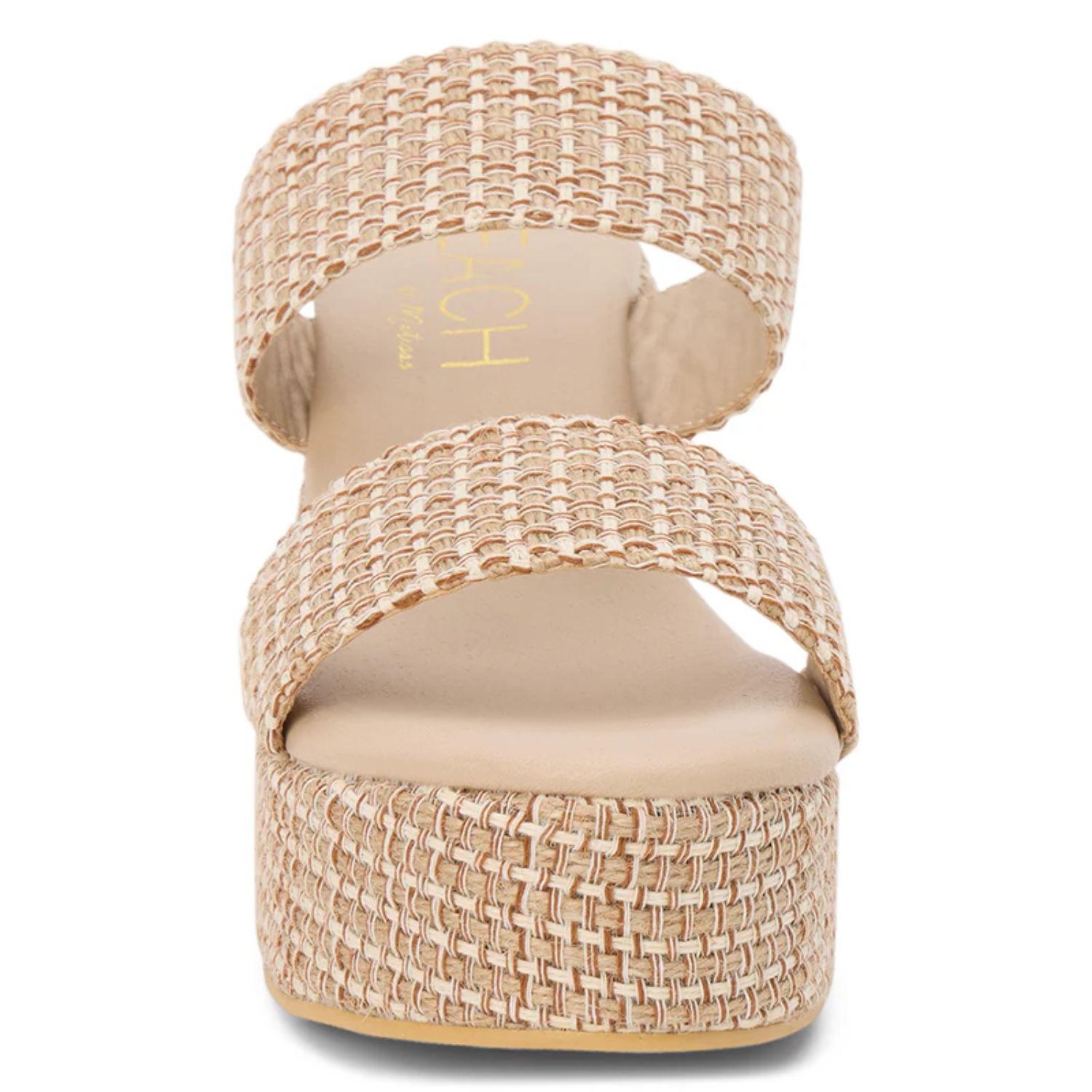 Beach by Matisse Womens Ocean Ave Platform Sandal, Tan Multi