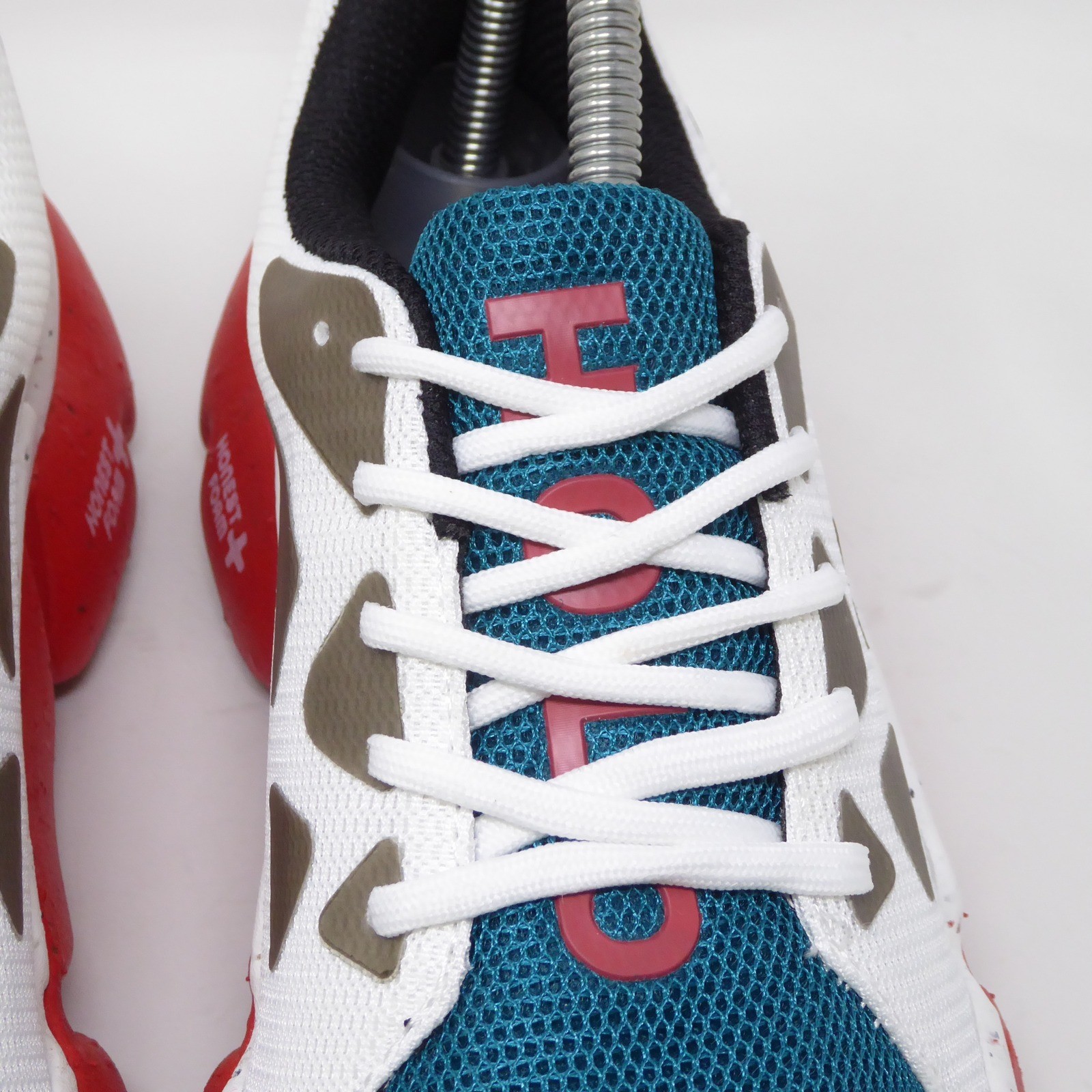 Holo Womens Nephelae Running Shoes White Teal Red Recycled Mesh HW511016 Size 7