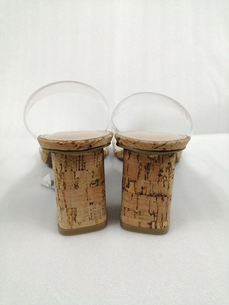 SNIDEL Clear Strap Cork Sandals L Varier Mules Used