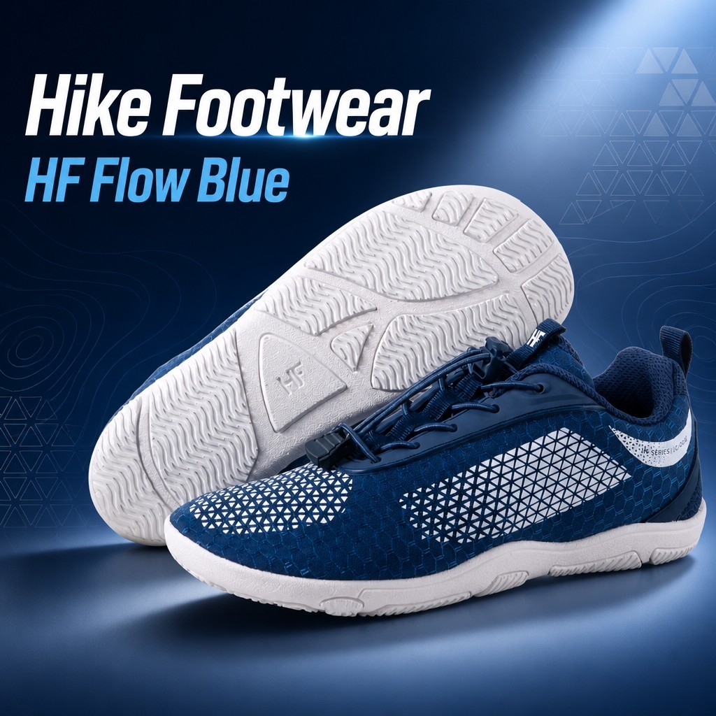 NWT Hike Footwear HF Flow Barefoot Blue Unisex Size EU41 W 10 – 10.5