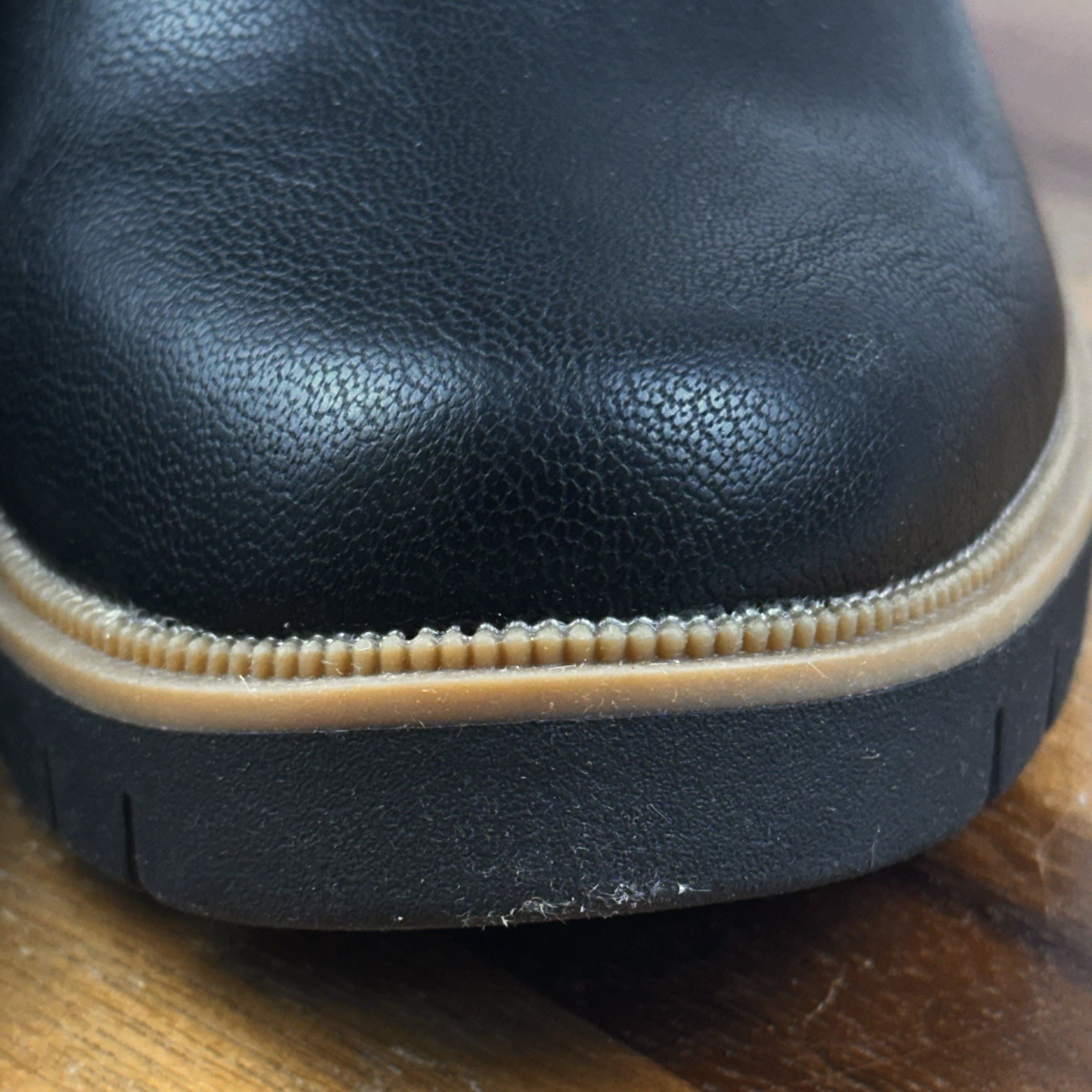 New NIB Womens Style & Co. Gabella Black Faux Leather Buckle Ankle Boots Size 6