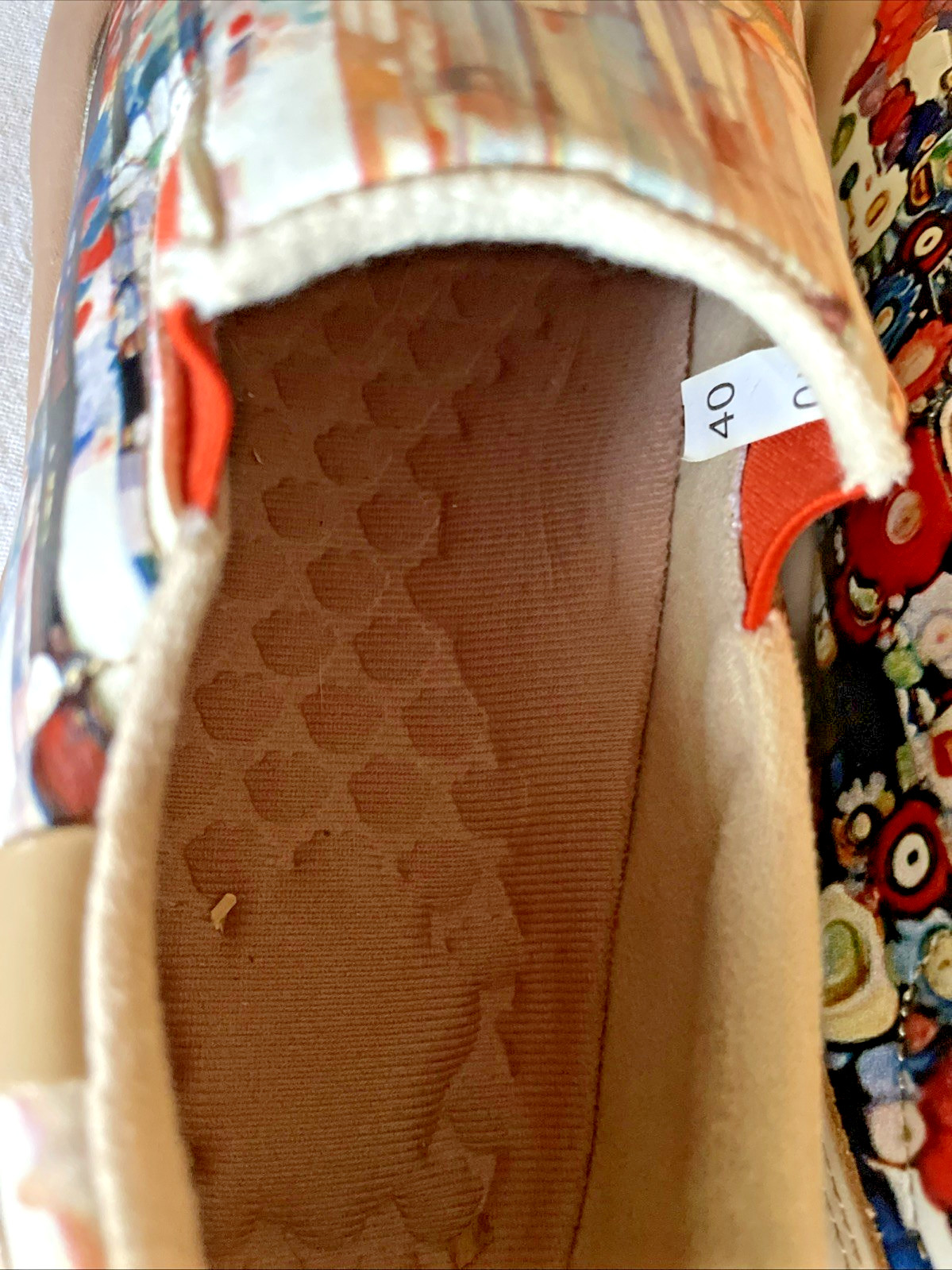 Painted Travel Loafers Artsy Boho Lightweight Casual Comfortable SlipOn Size 9.5