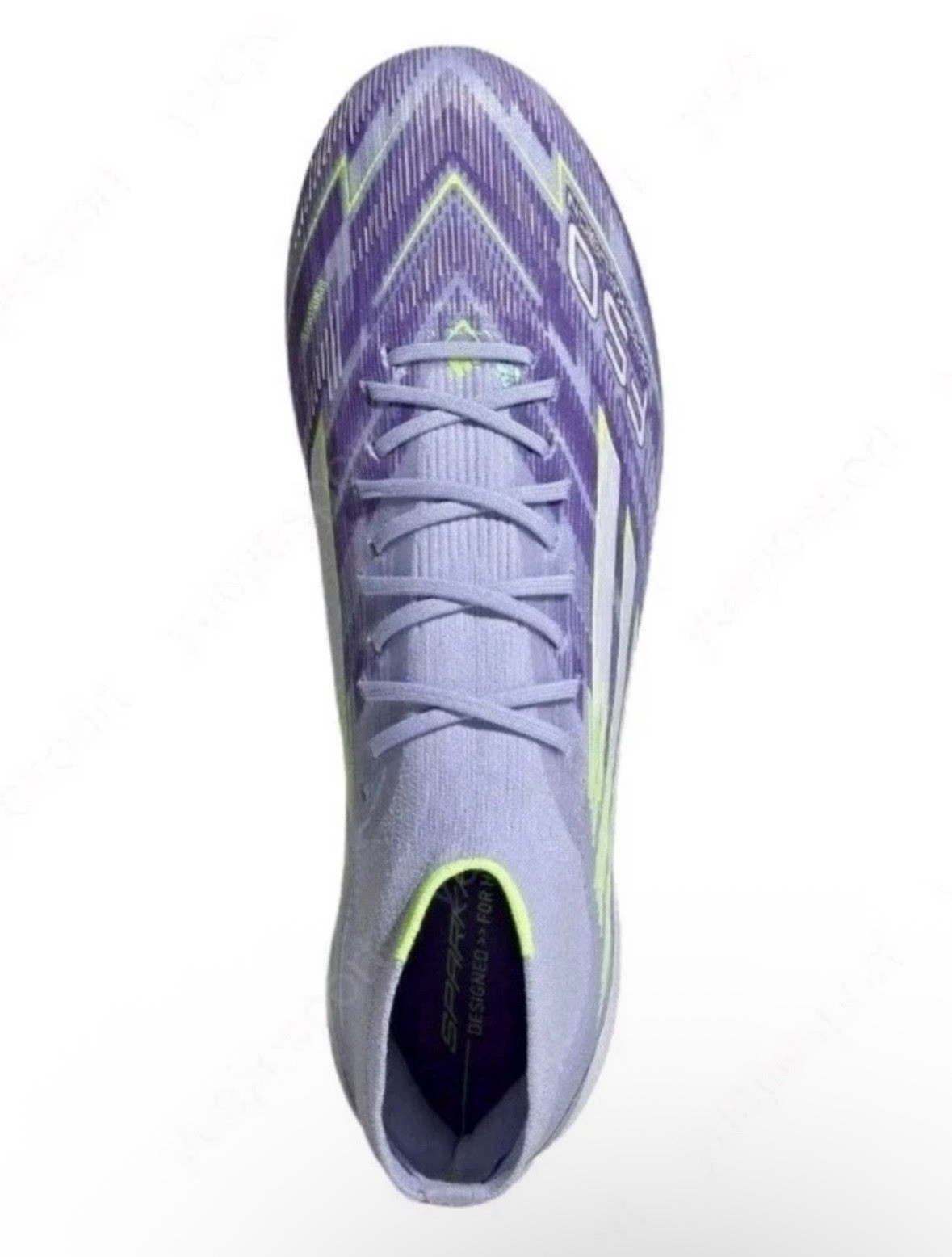 $260 Adidas F50 Sparkfusion Elite Mid FG Soccer Cleats Violet Womens 10 / Mens 9