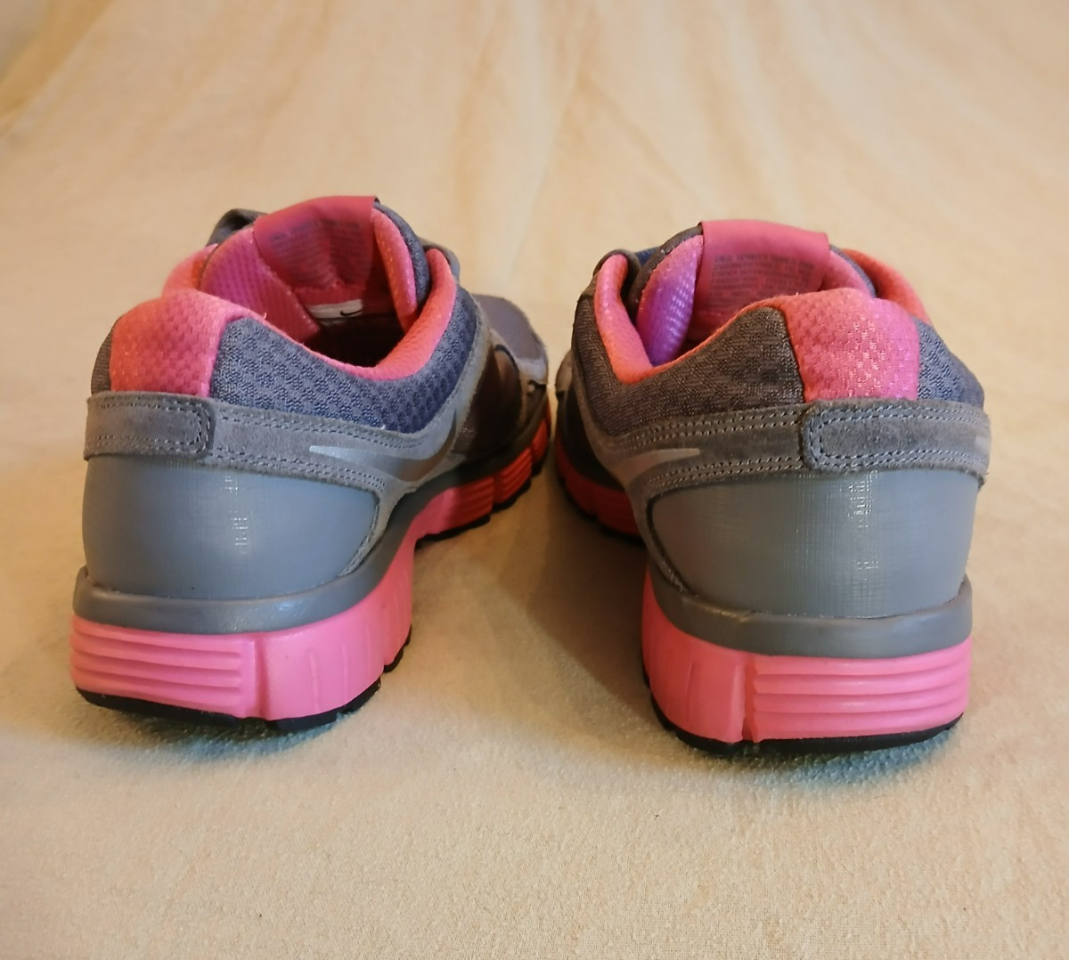 Nike, Dual Fusion ST 2, Size 12 (W/US), Grey Pink, Excellent Condition