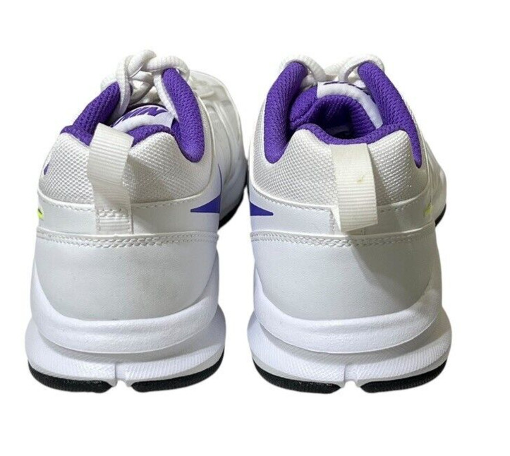 Nike T-Lite XI Athletic Shoes Women’s Size 6 White Purple Leather New No Box